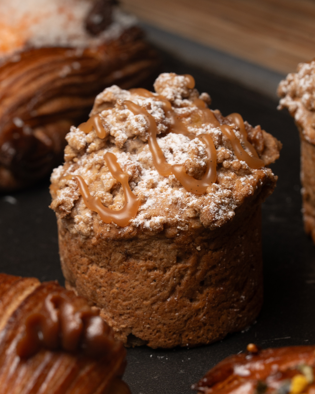 Apple crumble scone