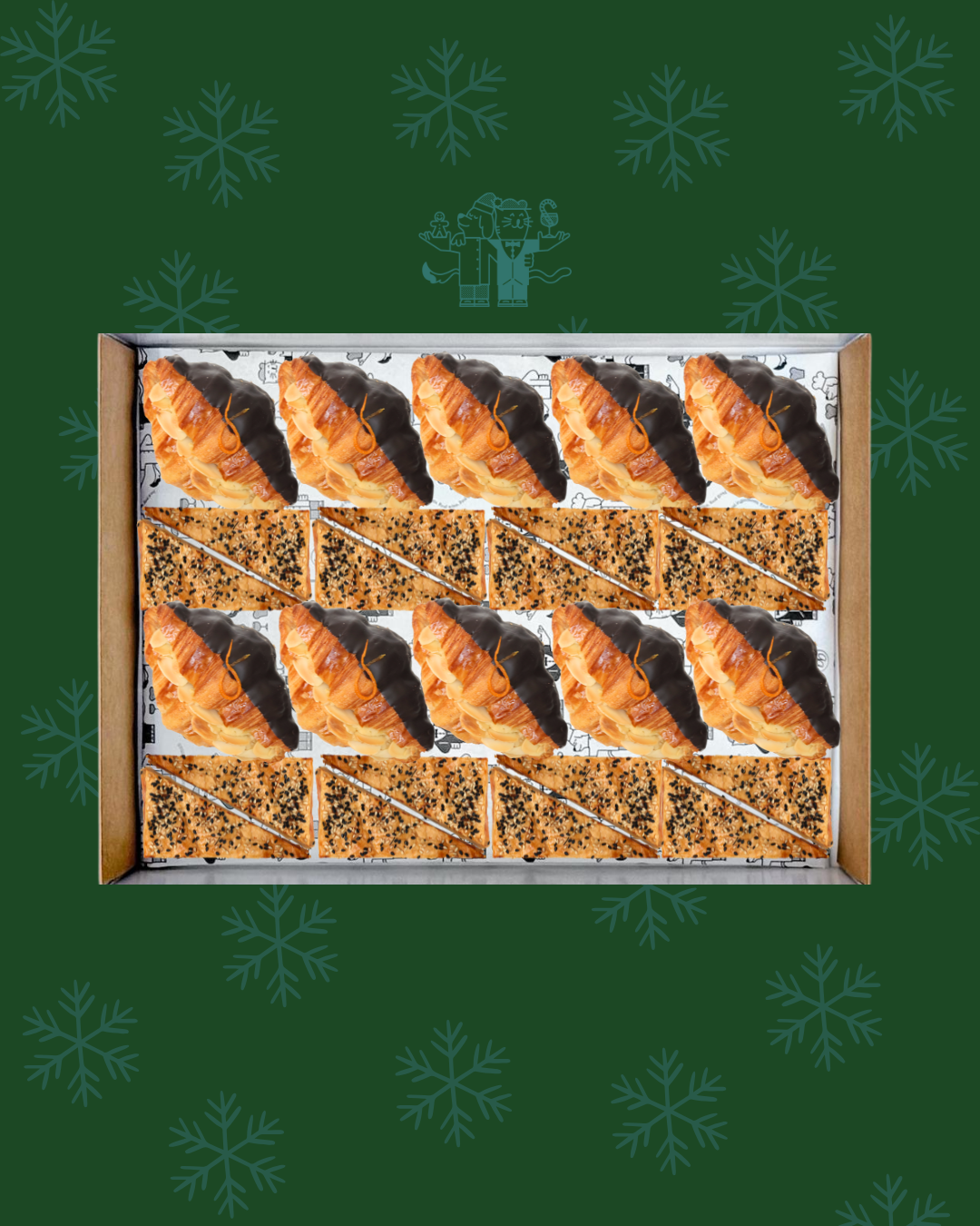 Almond Croissant & Slice Set