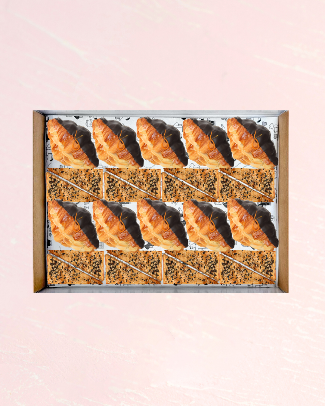 Almond Croissant & Slice Set