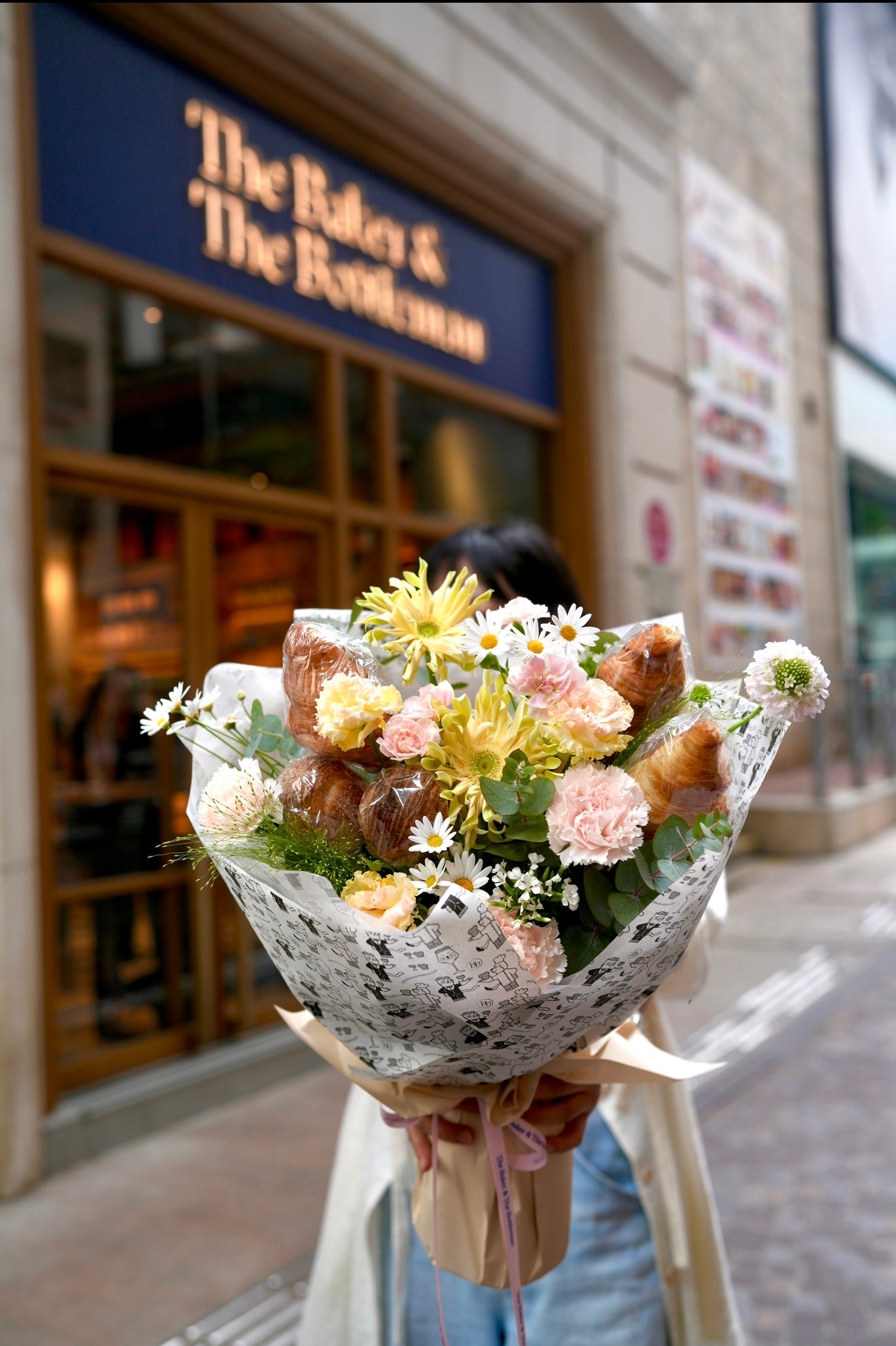Croissant Flower Bouquet