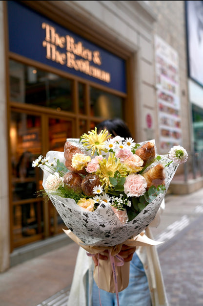 Croissant Flower Bouquet