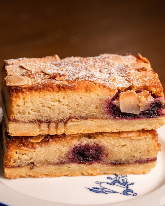 Blackberry Bakewell Slice